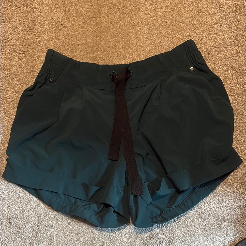 lululemon athletica Dark Green Athletic Shorts